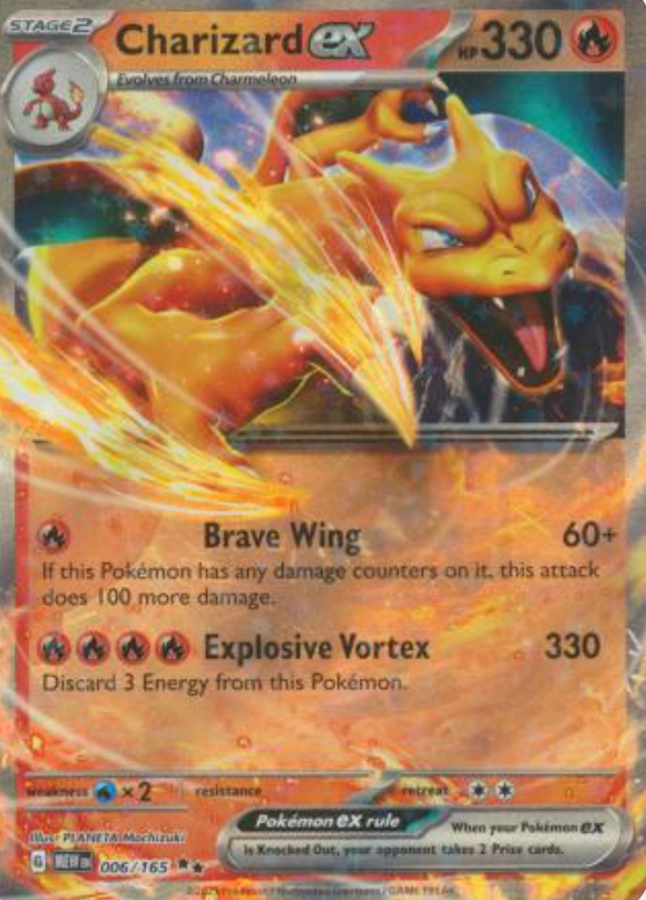 Charizard ex - 006/165 - Ultra Rare