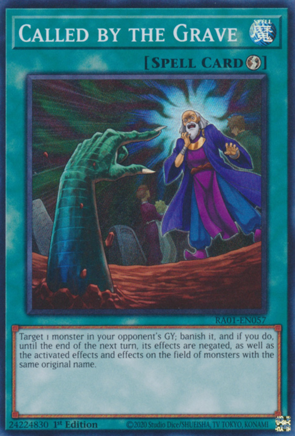 Called by the Grave - RA01-EN057 - Super Rare 1st Edition