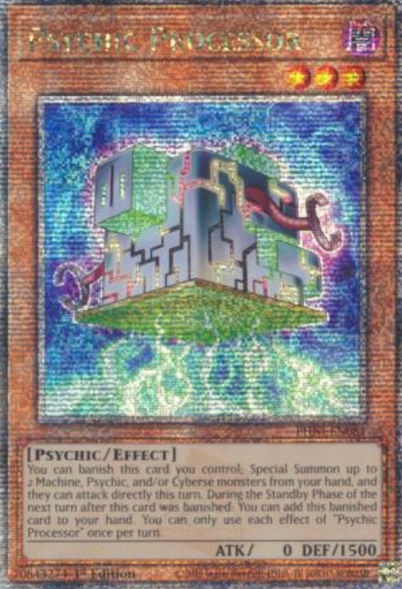 Psychic Processor - PHNI-EN081 - Quarter Century Secret Rare 1st Edition