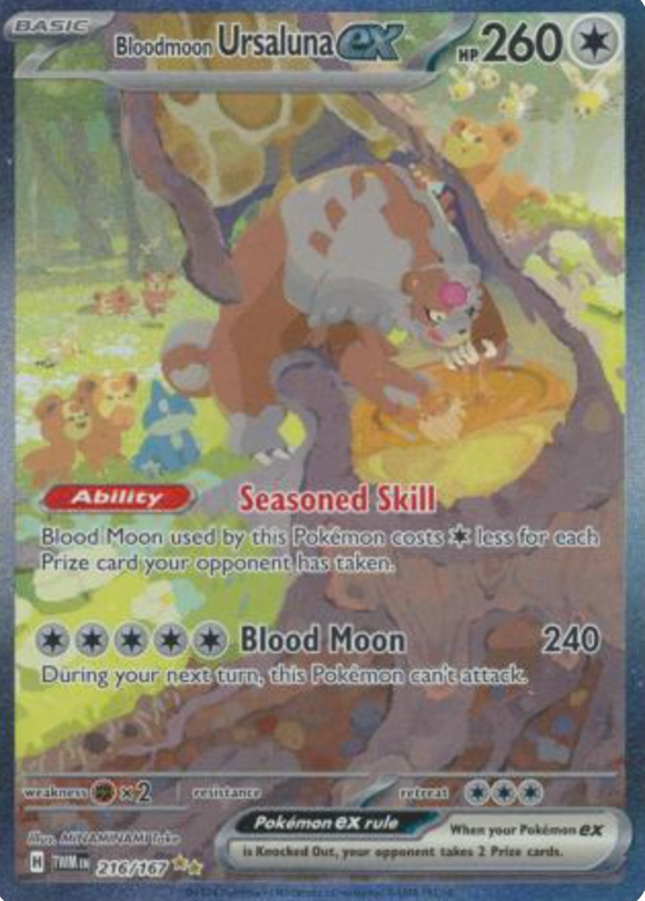 Bloodmoon Ursaluna ex - 216/167 - Special Illustration Rare