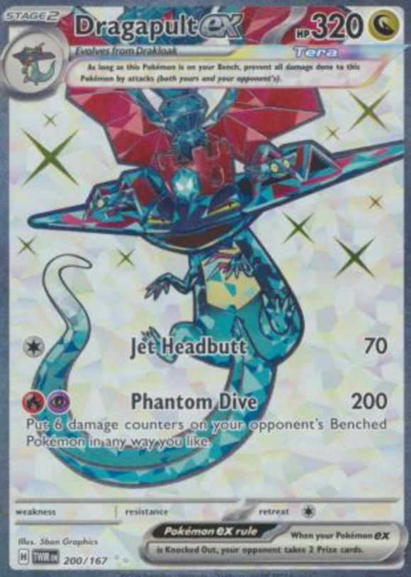 Dragapult ex - 200/167 - Full Art Secret Rare