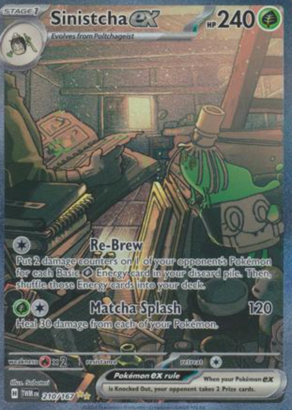 Sinistcha ex - 210/167 - Special Illustration Rare