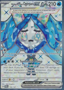 Wellspring Mask Ogerpon ex - 194/167 - Full Art Secret Rare