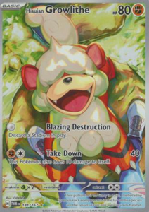 Hisuian Growlithe - 181/167 - Illustration Rare