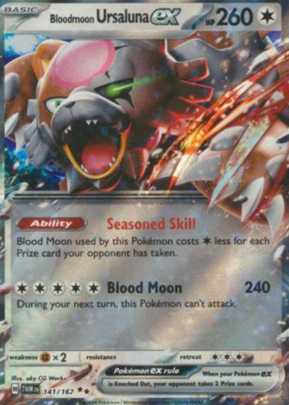 Bloodmoon Ursaluna ex - 141/167 - Ultra Rare