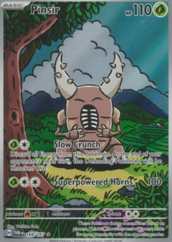 Pinsir - 168/167 - Illustration Rare