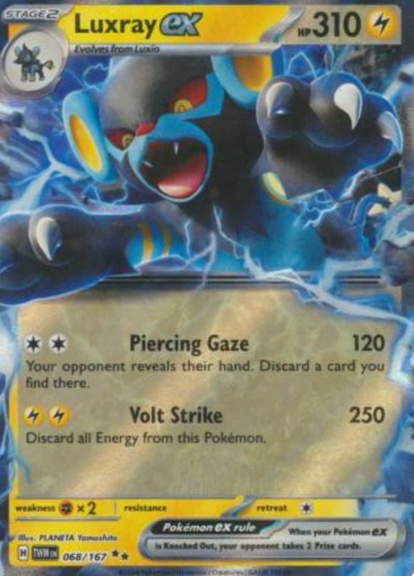 Luxray ex - 068/167 - Ultra Rare