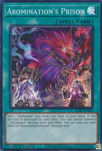 Abomination's Prison - RA02-EN064 - Super Rare 1st Edition