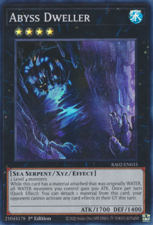 Abyss Dweller - RA02-EN033 - Super Rare 1st Edition