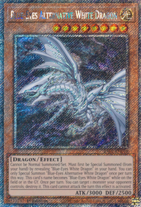 Blue-Eyes Alternative White Dragon - RA02-EN010 - Platinum Secret Rare 1st Edition