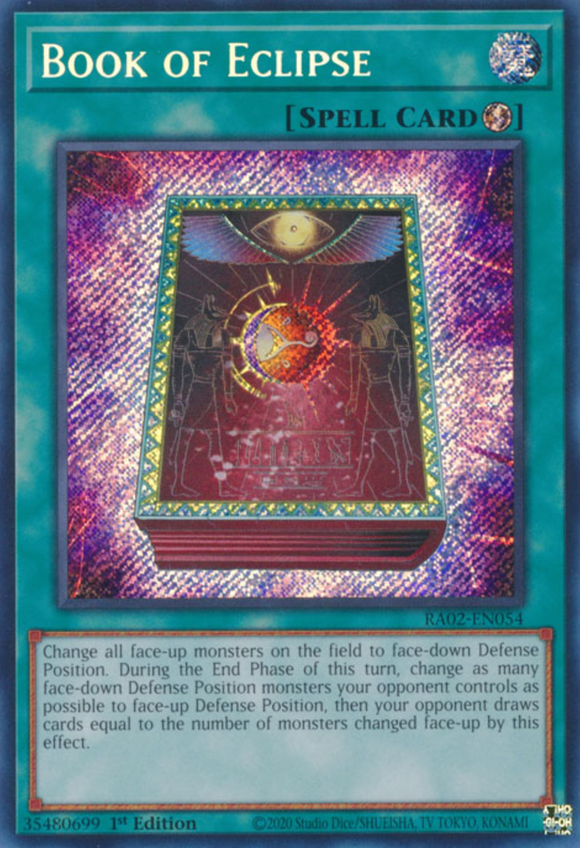 Book of Eclipse - RA02-EN054 - Secret Rare 1st Edition