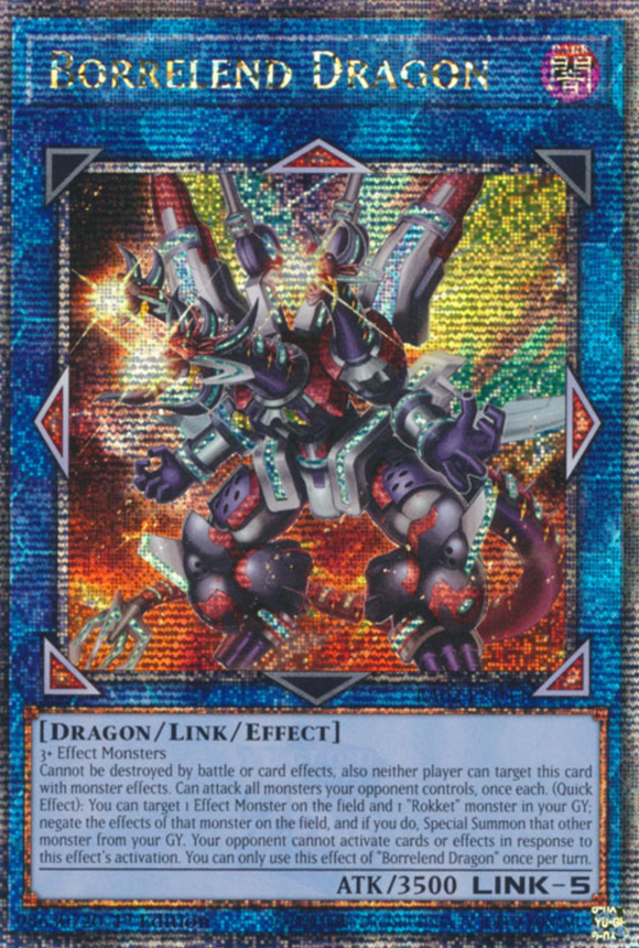 Borrelend Dragon - RA02-EN043 - Quarter Century Secret Rare 1st Edition