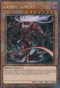 Chaos Hunter - RA02-EN007 - Quarter Century Secret Rare 1st Edition