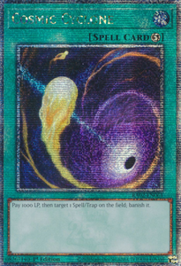 Cosmic Cyclone - RA02-EN061 - Quarter Century Secret Rare 1st Edition