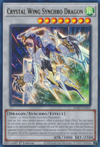 Crystal Wing Synchro Dragon - RA02-EN029 - Ultra Rare 1st Edition