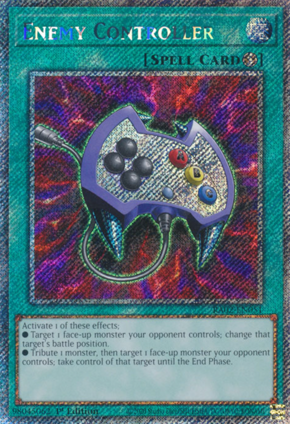 Enemy Controller - RA02-EN051 - Platinum Secret Rare 1st Edition