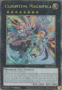 Exosisters Magnifica - RA02-EN038 - Quarter Century Secret Rare 1st Edition