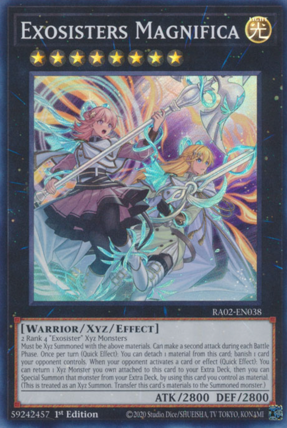 Exosisters Magnifica - RA02-EN038 - Super Rare 1st Edition