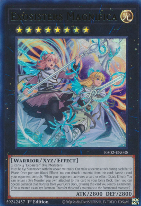 Exosisters Magnifica - RA02-EN038 - Ultra Rare 1st Edition