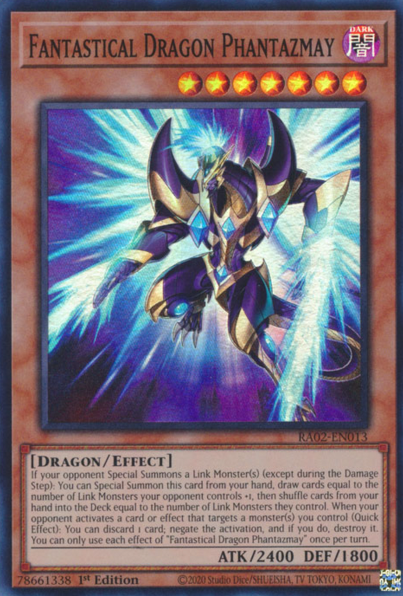 Fantastical Dragon Phantazmay (Alt. Art) - RA02-EN013 - Super Rare 1st Edition