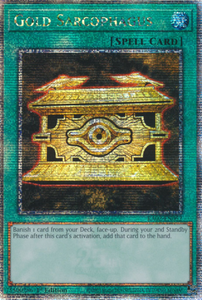 Gold Sarcophagus - RA02-EN052 - Quarter Century Secret Rare 1st Edition