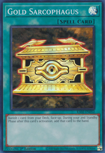 Gold Sarcophagus - RA02-EN052 - Super Rare 1st Edition