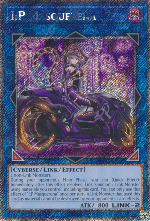 I:P Masquerena (Alt. Art) - RA02-EN042 - Platinum Secret Rare 1st Edition