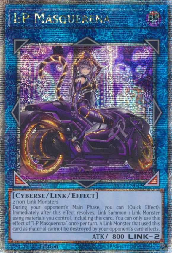 I:P Masquerena (Alt. Art) - RA02-EN042 - Quarter Century Secret Rare 1st Edition