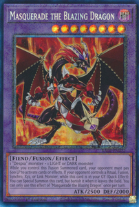 Masquerade the Blazing Dragon - RA02-EN022 - Collector's Rare 1st Edition