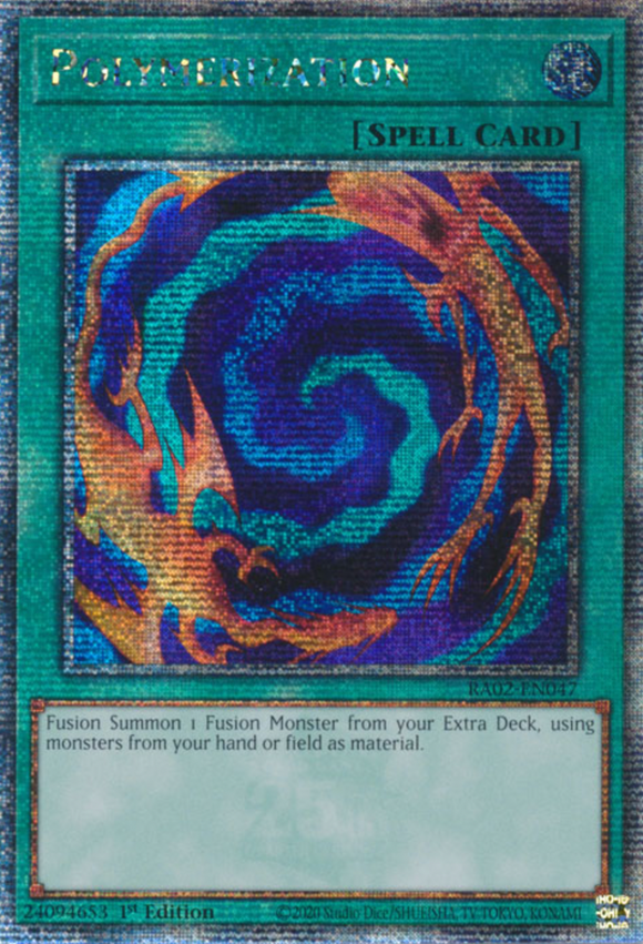 Polymerization - RA02-EN047 - Quarter Century Secret Rare 1st Edition