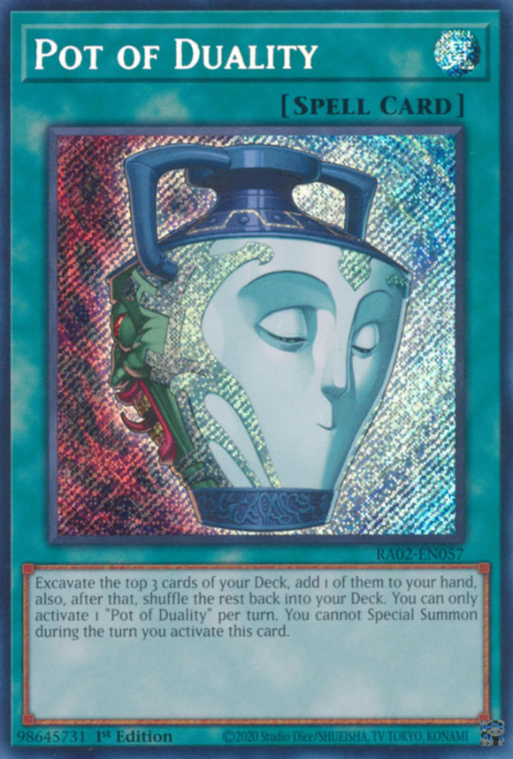 Pot of Duality - RA02-EN057 - Secret Rare 1st Edition
