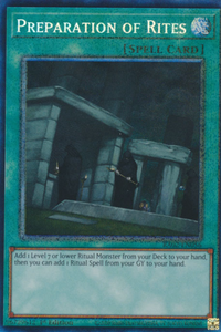 Preparation of Rites - RA02-EN056 - Collector's Rare 1st Edition