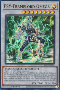 PSY-Framelord Omega - RA02-EN028 - Ultra Rare 1st Edition