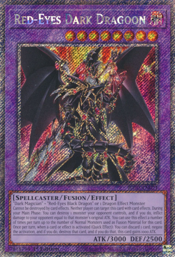 Red-Eyes Dark Dragoon - RA02-EN021 - Platinum Secret Rare 1st Edition