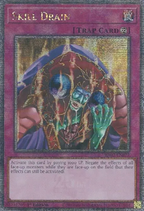 Skill Drain - RA02-EN077 - Quarter Century Secret Rare 1st Edition