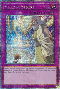 Solemn Strike - RA02-EN079 - Quarter Century Secret Rare 1st Edition