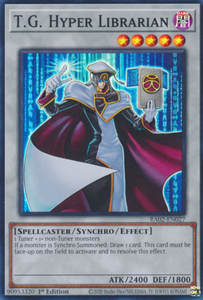 T.G. Hyper Librarian - RA02-EN027 - Super Rare 1st Edition