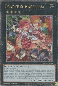 Traptrix Rafflesia - RA02-EN034 - Quarter Century Secret Rare 1st Edition