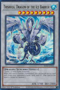 Trishula, Dragon of the Ice Barrier - RA02-EN026 - Ultra Rare 1st Edition