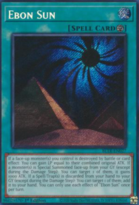 Ebon Sun - BLTR-EN027 - Secret Rare 1st Edition