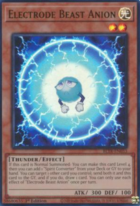 Electrode Beast Anion - BLTR-EN033 - Ultra Rare 1st Edition