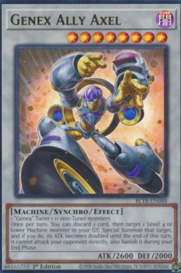 Genex Ally Axel - BLTR-EN088 - Ultra Rare 1st Edition