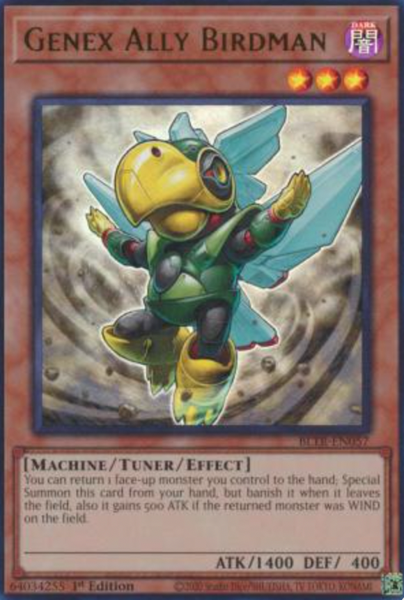 Genex Ally Birdman - BLTR-EN057 - Ultra Rare 1st Edition