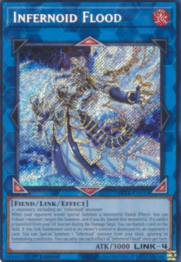 Infernoid Flood - BLTR-EN014 - Secret Rare 1st Edition