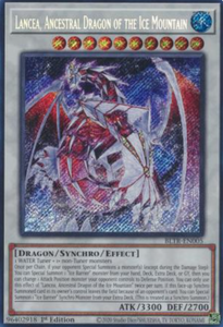 Lancea, Ancestral Dragon of the Ice Mountain - BLTR-EN005 - Secret Rare 1st Edition