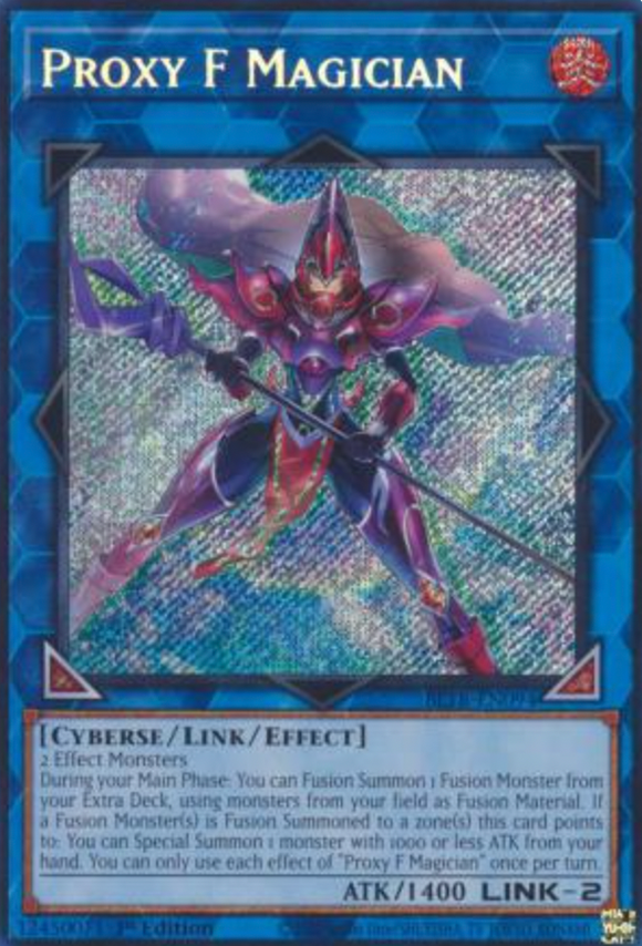 Proxy F Magician - BLTR-EN094 - Secret Rare 1st Edition