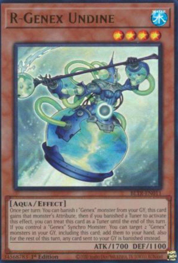 R-Genex Undine - BLTR-EN011 - Ultra Rare 1st Edition