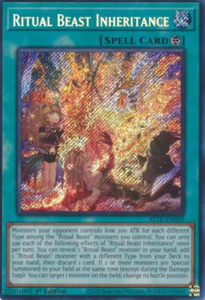 Ritual Beast Inheritance - BLTR-EN020 - Secret Rare 1st Edition