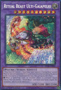 Ritual Beast Ulti-Gaiapelio - BLTR-EN086 - Secret Rare 1st Edition