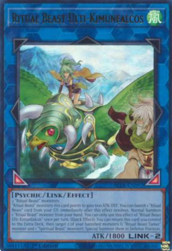 Ritual Beast Ulti-Kimunfalcos - BLTR-EN092 - Ultra Rare 1st Edition